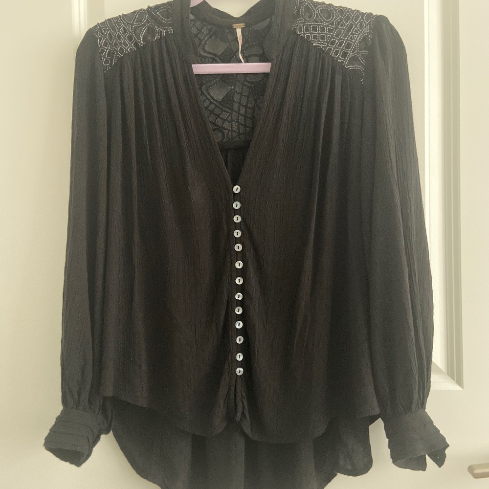 Free people high/ low great details Xs